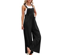 Latzhosen Für Damen Sommer Ärmelloser Overall Mit Tasche Oversize Loose Hose Größe Baggy Jumpsuit Sommerhose 2024 Latzhosen Für Damen Jumpsuit Sommerhose Jumpsuit Damen Sexy