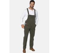 Latzjeans JAN VANDERSTORM "Latzhose KEARON", Herren, Gr. 60, N-Gr, grün (oliv), Obermaterial: 98% Baumwolle CO. 2% Elasthan EL., Hosen (35487553-60) oliv