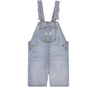 Latzjeans LEVI'S KIDS "LVN SHORTALL", Jungen, Gr. 6M68, N-Gr, grain of sal, Denim/Jeans, Obermaterial: 54% Baumwolle, 27% Polyester, 17% Viskose, 2% Elasthan, Basic, Jeans Latzjeans, UNISEX (88537250-