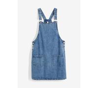 Jeanskleid BONPRIX, Damen, Gr. 44, N-Gr, blau denim washed, Obermaterial: 100% Baumwolle, A-Linie, Kleider, A-Linien-Passform, aus Baumwolle, mit zwei aufgesetzten Taschen (74506132-44) blau denim was