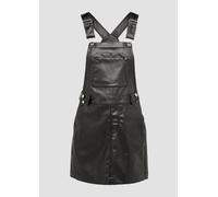 Latzkleid in Leder-Optik 34 schwarz 2153271.9999.34