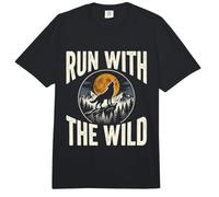 Laufen Sie mit dem Wild Wolf Husky Mountain Wilderness Comfort Colors Adult Heavyweight T-Shirt