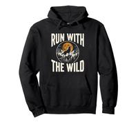 Laufen Sie mit dem Wild Wolf Husky Mountain Wilderness Pullover Hoodie