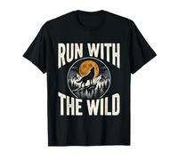 Laufen Sie mit dem Wild Wolf Husky Mountain Wilderness T-Shirt