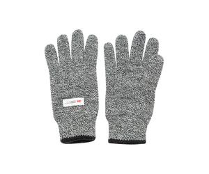 Laufhandschuhe WHISTLER "Tihol", Herren, Gr. S/M, grau (dunkelgrau, meliert), 100% Polyacryl, unifarben, Handschuhe, mit stylischem Strickmuster (34197764-S) dunkelgrau, meliert