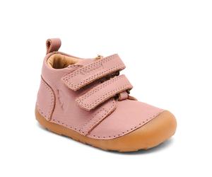 Lauflernschuh BISGAARD "barefoot carter", Baby, Gr. 24, altrosa, Leder, Schuhe Lauflernschuh, Klettstiefel für Laufanfänger, Größenschablone zum Download (38411319-24) altrosa