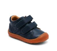Lauflernschuh BISGAARD "barefoot hale", Baby, Gr. 22, blau (dunkelblau), Leder, unifarben, Schuhe Lauflernschuh, Barfußschuh mit Wechselfußbett, Größenschablone zum Download (40791248-22) dunkelblau