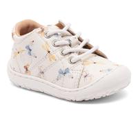 Lauflernschuh BISGAARD "barefoot hale l Weite: normal", Baby, Gr. 24, butterflies, Leder, gemustert, Schuhe Lauflernschuh, Schnürschuh, Barfußschuh mit LWG Leder, Größenschablone zum Download (8899412