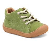 Lauflernschuh BISGAARD "barefoot hale l Weite: normal", Jungen, Gr. 25, pear, ambra, Veloursleder, unifarben, Schuhe Lauflernschuh, Schnürschuh, Barfußschuh mit LWG Leder, Größenschablone zum Download