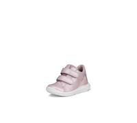 Lauflernschuh ECCO "SP.1 LITE INFANT", Kinder, Gr. 25, rosa, Leder, Textil, casual, Schuhe, Babyschuh, Klettschuh, Sneaker mit praktischen Klettriemchen (17397259-25) rosa