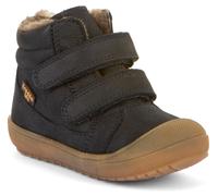Lauflernschuh FRODDO "OLLIE WOOL TEX", Jungen, Gr. 23, blau (dunkelblau), Nubukleder, Schuhe Lauflernschuh, Winterstiefel, Klettschuh mit Wollfutter (92961131-23)