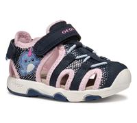 Lauflernschuh GEOX "B SANDAL MULTY GIRL", Jungen, Gr. 25, blau (navy, pink), Synthetik, Textil, Schuhe Lauflernschuh, Sommerschuh, Klettschuh für Laufanfänger (16647111-25)