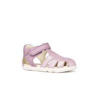 Lauflernschuh GEOX "B SANDAL STEPPIEUP G", Baby, Gr. 25, rosa, Leder, Schuhe Lauflernschuh, Babyschuh, Sommerschuh mit Größenschablone zum Download (49218003-25) rosa