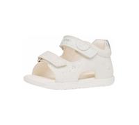 Geox Jungen Mädchen B MACCHIA Gir Sandal, White/Silver, 26 EU