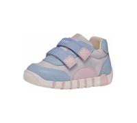 Lauflernschuh GEOX "Geox Halbschuhe Lederimitat/Textil", Baby, Gr. 20, blau (rosa, hellblau), Lederimitat, Textil, Schuhe Lauflernschuh (89834340-20) rosa, hellblau