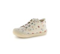 Lauflernschuh NATURINO "COCOON CALF", Baby, Gr. 26, bunt (sanftes weiß), Leder, geblümt, Schuhe Lauflernschuh, Babyschuh, Sneaker, Größenschablone zum Download (29683860-26) sanftes weiß