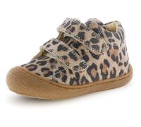 Lauflernschuh NATURINO "Cocoon", Jungen, Gr. 21, braun, taupe leo, Veloursleder, animal-print, Schuhe Lauflernschuh, Klettschuh, Babyschuh mit Leo-Muster, Größenschablone zum Download (37952043-21)