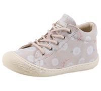 Lauflernschuh NATURINO "COCOON SUEDE", Baby, Gr. 25, beige (rosa), Veloursleder, geblümt, Schuhe Lauflernschuh, Babyschuh mit Print, Größenschablone zum Download (76445642-25) rosa