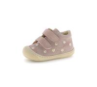 Lauflernschuh NATURINO "COCOON VL", Jungen, Gr. 26, rosa, Veloursleder, geblümt, Schuhe Lauflernschuh, Babyschuh, Klettschuh, Größenschablone zum Download (22228454-26)