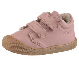 Lauflernschuh NATURINO "Cocoon Wide", Baby, Gr. 24, rosa (altrosa), Glattleder, Schuhe Lauflernschuh, Barfußschuh, Klettschuh in weiter Form, Größenschablone zum Download (25483238-24) altrosa