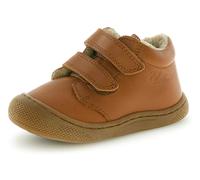 Lauflernschuh NATURINO "Cocoon Wide", Jungen, Gr. 23, braun, Nappaleder, Schuhe Lauflernschuh, Babyschuh, Klettschuh mit Wollfutter, Größenschablone zum Download (52443251-23)