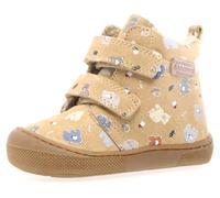 Lauflernschuh NATURINO "Wigghi", Baby, Gr. 26, beige (sandfarben lamas), Veloursleder, bedruckt, Schuhe Lauflernschuh, Barfußschuh mit Lamas bedruckt, Größenschablone zum Download (34266863-26) sandfa