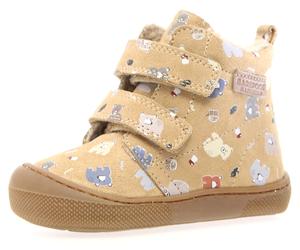 Lauflernschuh NATURINO "Wigghi", Jungen, Gr. 30, sandfarben lamas, Veloursleder, bedruckt, Schuhe Lauflernschuh, Barfußschuh mit Lamas bedruckt, Größenschablone zum Download (34266863-30)