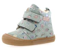 Lauflernschuh NATURINO "Wigghi", Jungen, Gr. 31, grün blumen, Veloursleder, geblümt, Schuhe Lauflernschuh, Winterstiefel mit Blumenprint, Größenschablone zum Download (43150643-31)