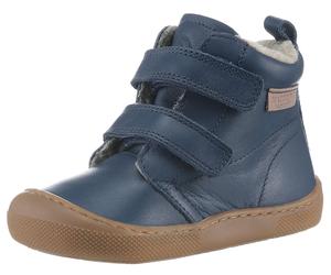 Lauflernschuh NATURINO "WIGGHI VL", Baby, Gr. 23, blau (navy), Nappaleder, Schuhe Lauflernschuh, Barfußschuh mit Warmfutter, Größenschablone zum Download (88165910-23) navy