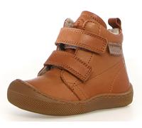 Lauflernschuh NATURINO "WIGGHI VL", Jungen, Gr. 25, braun (cognac), Nappaleder, Schuhe Lauflernschuh, Barfußschuh mit Warmfutter, Größenschablone zum Download (44503108-25)