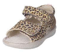 Pepino by Ricosta Lauflernschuh Banu Leder braun Animal-Print Klettverschluss Gr. 23 Weite: Mittel