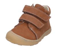 Lauflernschuh PEPINO BY RICOSTA "CHRISY W WMS: Weit", Baby, Gr. 22, curryfarben, Leder, Schuhe Lauflernschuh, Klettschuh, herausnehmb. Innensohle, Größenschablone zum Download (67118150-22) curryfarbe