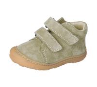 Lauflernschuh PEPINO BY RICOSTA "CHRISY W WMS: Weit", Baby, Gr. 25, eukalyptus, Leder, Schuhe Lauflernschuh, Klettschuh, herausnehmb. Innensohle, Größenschablone zum Download (81541951-25) eukalyptus