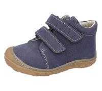 Lauflernschuh PEPINO BY RICOSTA "CHRISY W WMS: Weit", Baby, Gr. 26, blau (see, navy), Leder, Schuhe Lauflernschuh, Klettschuh, herausnehmb. Innensohle, Größenschablone zum Download (64175835-26) see,