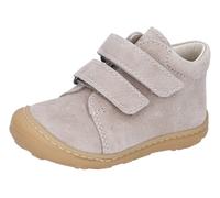 Lauflernschuh PEPINO BY RICOSTA "CHRISY WMS Mittel", Baby, Gr. 22, kiesfarben, Leder, Schuhe Lauflernschuh, Klettschuh, herausnehmb. Innensohle, Größenschablone zum Download (45711220-22) kiesfarben