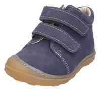 Lauflernschuh PEPINO BY RICOSTA "CHRISY WMS Mittel", Baby, Gr. 24, blau (navy), Leder, Schuhe Lauflernschuh, Klettschuh, herausnehmb. Innensohle, Größenschablone zum Download (38321164-24) navy