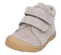 Lauflernschuh PEPINO BY RICOSTA "CHRISY WMS Mittel", Baby, Gr. 26, kiesfarben, Leder, Schuhe Lauflernschuh, Klettschuh, herausnehmb. Innensohle, Größenschablone zum Download (45711220-26) kiesfarben