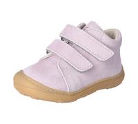 Lauflernschuh PEPINO BY RICOSTA "CHRISY WMS Mittel", Jungen, Gr. 25, misty rosa, Leder, Schuhe Lauflernschuh, Klettschuh, herausnehmb. Innensohle, Größenschablone zum Download (98863347-25)