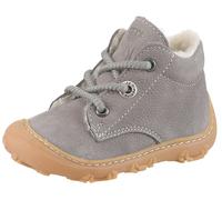 Lauflernschuh PEPINO BY RICOSTA "Colin WMS: weit", Baby, Gr. 25, grau, Leder, Schuhe Lauflernschuh, Babyschuh, Winterstiefel mit Warmfutter, Größenschablone zum Download (15777469-25) grau