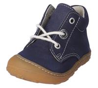 Lauflernschuh PEPINO BY RICOSTA "Cory 50 WMS: Mittel", Baby, Gr. 22, blau (see, navy), Leder, Schuhe Lauflernschuh, Schnürschuh mit WMS-System, Leder, Größenschablone zum Download (81804543-22) see, n