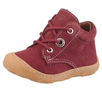 Lauflernschuh PEPINO BY RICOSTA "Cory 50 WMS: Mittel", Baby, Gr. 23, rot (burgund, rot), Leder, Schuhe Lauflernschuh, Schnürschuh mit WMS-System, Leder, Größenschablone zum Download (99459642-23) burg