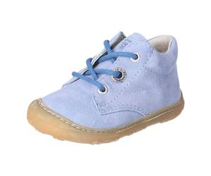 Lauflernschuh PEPINO BY RICOSTA "CORY 50, WMS: Weit", Baby, Gr. 25, cloud, hellblau, Leder, Schuhe Lauflernschuh, Schnürschuh m. Weiten-Meßsystem, Leder, Größenschablone zum Download (50555958-25) clo