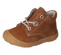 Lauflernschuh PEPINO BY RICOSTA "CORY", Baby, Gr. 21, braun (curryfarben), Leder, Schuhe Lauflernschuh, Schnürschuh m. Weiten-Meßsystem, Leder, Größenschablone zum Download (47806665-21) curryfarben