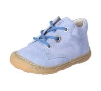 Lauflernschuh PEPINO BY RICOSTA "CORY", Baby, Gr. 26, blau (cloud, hellblau), Leder, Schuhe Lauflernschuh, Schnürschuh m. Weiten-Meßsystem, Leder, Größenschablone zum Download (50555958-26) cloud, hel