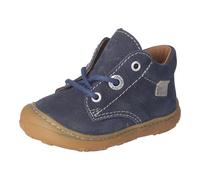 Lauflernschuh PEPINO BY RICOSTA "CORY - das Original, WMS: mittel", Baby, Gr. 22, blau, Nubukleder, Schuhe Lauflernschuh, Schnürschuh mit Label, Größenschablone zum Download (29942848-22) blau