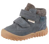 Lauflernschuh PEPINO BY RICOSTA "Donte 50 WMS: weit", Baby, Gr. 27, blau, Textil, Veloursleder, Schuhe Lauflernschuh, Winterboots, Klettschuh mit TEX, Größenschablone zum Download (65771409-27) blau