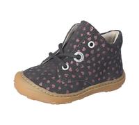 Lauflernschuh PEPINO BY RICOSTA "DOTS, WMS: mittel", Baby, Gr. 20, schwarz, Leder, Schuhe Lauflernschuh, Schnürschuh m. Weiten-Meßsystem, Leder, Größenschablone zum Download (50134441-20) schwarz