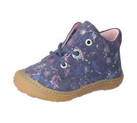 Lauflernschuh PEPINO BY RICOSTA "DOTS, WMS: mittel", Baby, Gr. 22, blau, Leder, Schuhe Lauflernschuh, Schnürschuh m. Weiten-Meßsystem, Leder, Größenschablone zum Download (41515333-22) blau
