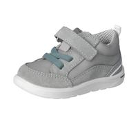Lauflernschuh PEPINO BY RICOSTA "Ebbo WMS: mittel", Baby, Gr. 27, hellgrau, Textil, Veloursleder, Schuhe Lauflernschuh, Schnürschuh m. Weiten-Meßsystem, Leder, Größenschablone zum Download (25194416-2