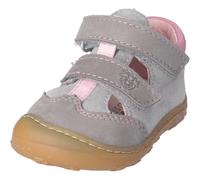 RICOSTA Mädchen Low-Top Sneaker EBI, Kinder Lauflernschuhe, Weite: MITTEL, lose Einlage, Klettschuhe, Klettverschluss, Graphit/rosa (450), 23 EU